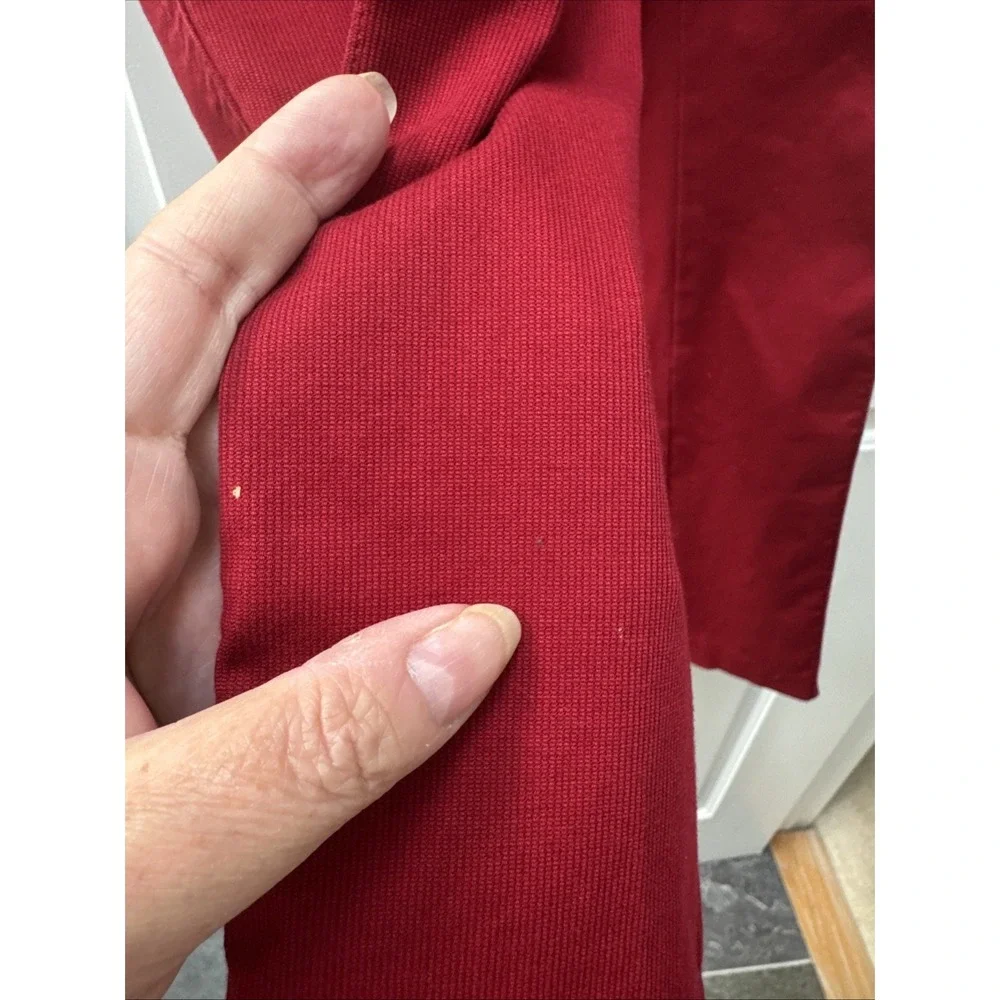 Jones New York Corduroy Pants Trousers Women's‎ Size 12 Red Stretch Ribbed